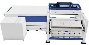 1500W Metallfaser-Laserschneidmaschine mit Austauschtisch